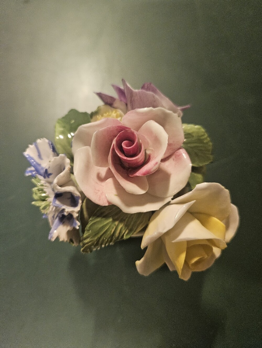 Porcelain Floral Bouquet  Radnor Bone China Vintage